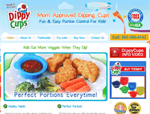 Tablet Screenshot of dippycups.com